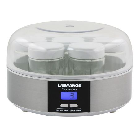 YAOURTIERE LAGRANGE Yaourtiere 7pots Progr Elec Al 439101
