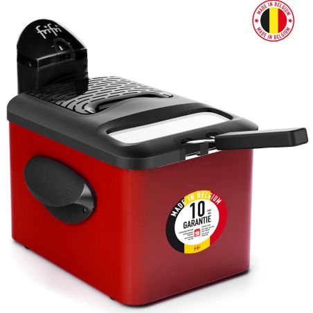 FRITEUSE CLASSIQUE FRIFRI 3200w 1kg 3,5l 28x35x27 Rouge 1905 R DUOFIL