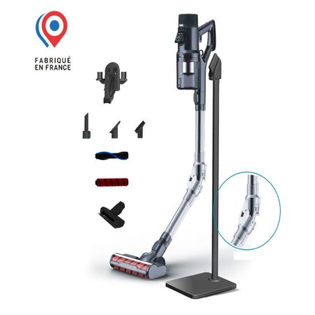 ASPIRATEUR BALAI EZICLEAN 2en1 450w Aut80min 78db 30kpa CYCLOBOOSTFR15ANIMAL
