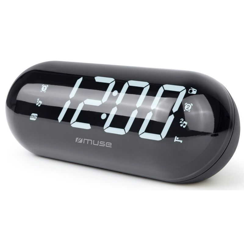 RADIO REVEIL MUSE Reveil Pll Fm 2alarm Aff Led 1 M19GL