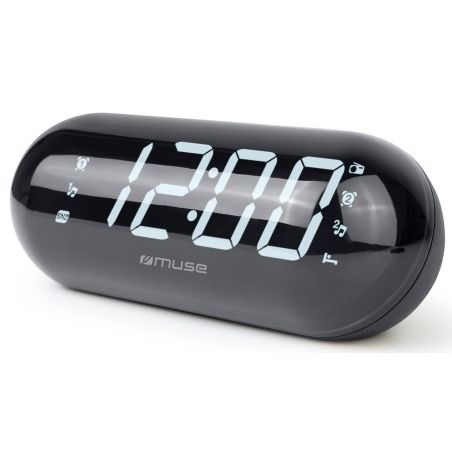 RADIO REVEIL MUSE Reveil Pll Fm 2alarm Aff Led 1 M19GL