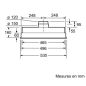 GROUPE SIEMENS ENCASTRABLE Iq300 53cm 363m3 56db C Alu LB 55565