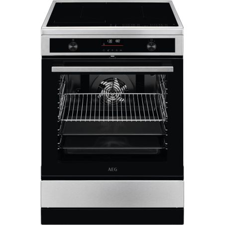 CUISINIERE DESSUS INDUCTION AEG MENAGER 60x60 4ind Pyro 73l A+ H2h Ino CIB6490APM