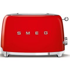 GRILLE PAIN TOASTER SMEG PEM Toaster 950w 2fentes Rouge TSF 01 RDEU
