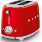 GRILLE PAIN TOASTER SMEG PEM Toaster 950w 2fentes Rouge TSF 01 RDEU