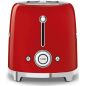 GRILLE PAIN TOASTER SMEG PEM Toaster 950w 2fentes Rouge TSF 01 RDEU