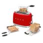 GRILLE PAIN TOASTER SMEG PEM Toaster 950w 2fentes Rouge TSF 01 RDEU