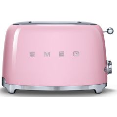 GRILLE PAIN TOASTER SMEG PEM Toaster 950w 2fentes Rose TSF 01 PKEU
