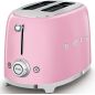GRILLE PAIN TOASTER SMEG PEM Toaster 950w 2fentes Rose TSF 01 PKEU