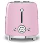 GRILLE PAIN TOASTER SMEG PEM Toaster 950w 2fentes Rose TSF 01 PKEU