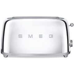 GRILLE PAIN TOASTER SMEG PEM 2fentes Xtra Larges 9prog Chr TSF 02 SSEU