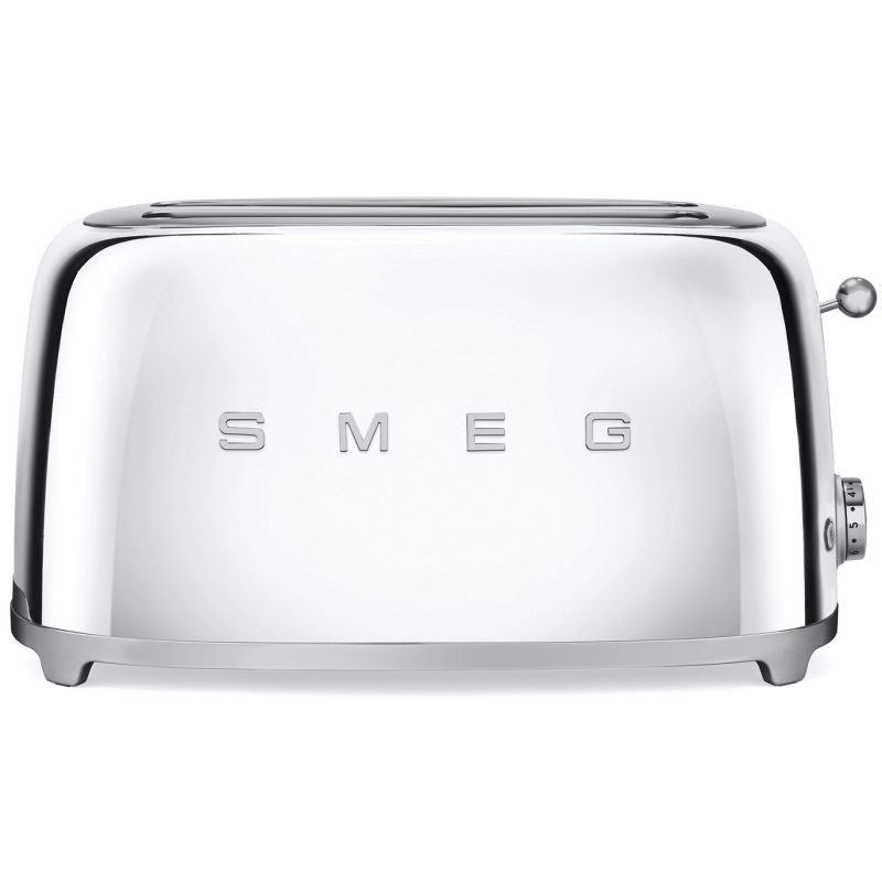 GRILLE PAIN TOASTER SMEG PEM 2fentes Xtra Larges 9prog Chr TSF 02 SSEU