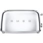 GRILLE PAIN TOASTER SMEG PEM 2fentes Xtra Larges 9prog Chr TSF 02 SSEU