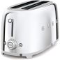 GRILLE PAIN TOASTER SMEG PEM 2fentes Xtra Larges 9prog Chr TSF 02 SSEU