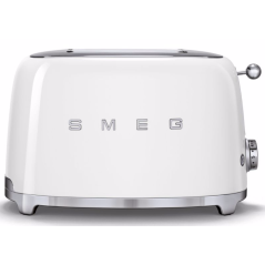 GRILLE PAIN TOASTER SMEG PEM Toaster 950w 2fentes Blanc TSF 01 WHEU