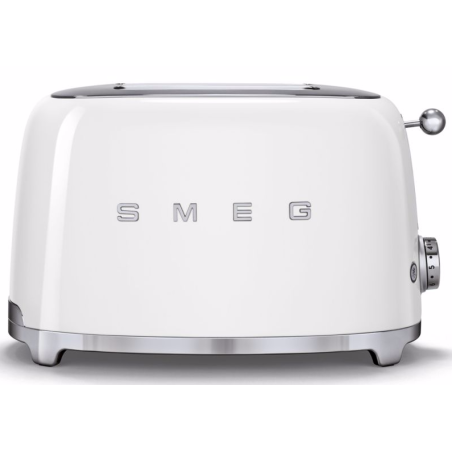 GRILLE PAIN TOASTER SMEG PEM Toaster 950w 2fentes Blanc TSF 01 WHEU