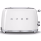GRILLE PAIN TOASTER SMEG PEM Toaster 950w 2fentes Blanc TSF 01 WHEU