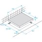 TABLE VERRE BEKO MENAGER 4gaz 60cm Manettes Noir HILG 64221 S
