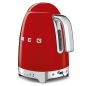 BOUILLOIRE SMEG PEM Retro 1,7l 2400w Rouge KLF 04 RDEU