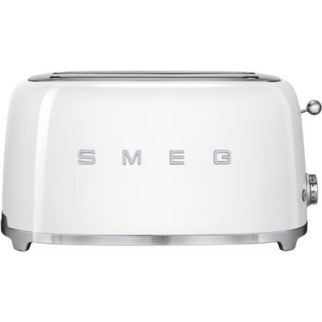 GRILLE PAIN TOASTER SMEG PEM 2fentes Xtra Larges 9prog Blan TSF 02 WHEU