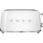 GRILLE PAIN TOASTER SMEG PEM 2fentes Xtra Larges 9prog Blan TSF 02 WHEU
