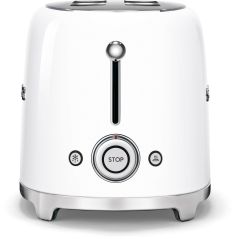 GRILLE PAIN TOASTER SMEG PEM 2fentes Xtra Larges 9prog Blan TSF 02 WHEU