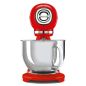 ROBOT PATISSIER SMEG PEM 4 8l 800w 10vit Rouge SMF 03 RDEU