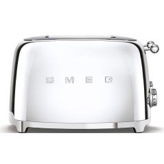 GRILLE PAIN TOASTER SMEG PEM Toaster 4tr 4fentes Chrome Mat TSF 03 SSEU