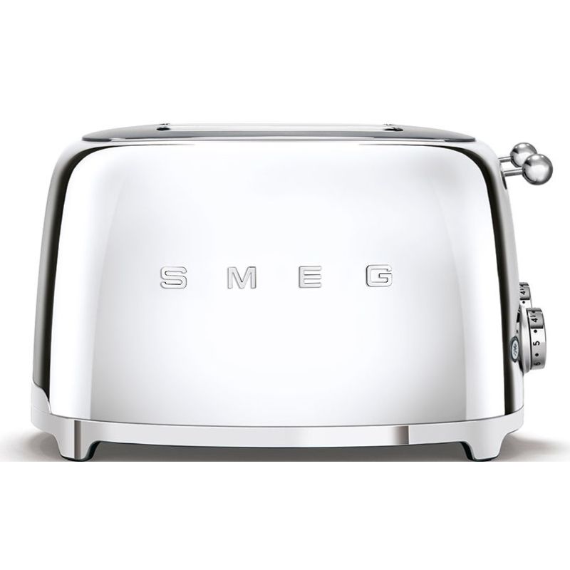 GRILLE PAIN TOASTER SMEG PEM Toaster 4tr 4fentes Chrome Mat TSF 03 SSEU