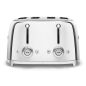 GRILLE PAIN TOASTER SMEG PEM Toaster 4tr 4fentes Chrome Mat TSF 03 SSEU