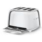 GRILLE PAIN TOASTER SMEG PEM Toaster 4tr 4fentes Chrome Mat TSF 03 SSEU
