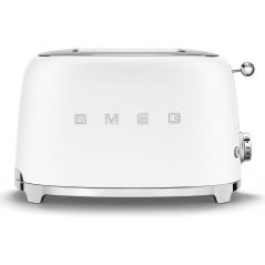 GRILLE PAIN TOASTER SMEG PEM Toaster2tr 9prog Blanc Mat TSF01WHMEU
