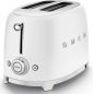 GRILLE PAIN TOASTER SMEG PEM Toaster2tr 9prog Blanc Mat TSF01WHMEU