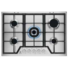 TABLE GAZ ELECTROLUX ENCASTRABLE 5gaz 74,4cm Cdes Front Slim Ix KGS7536SX
