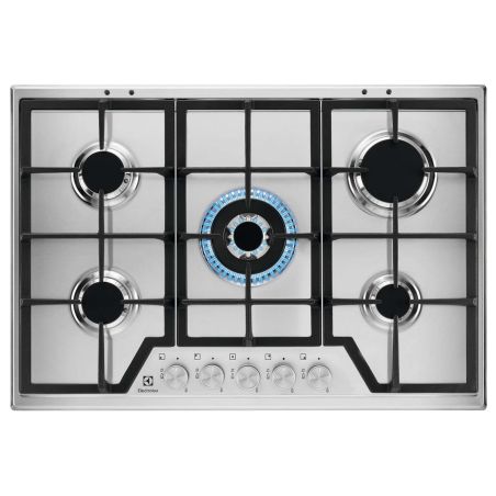 TABLE GAZ ELECTROLUX ENCASTRABLE 5gaz 74,4cm Cdes Front Slim Ix KGS7536SX