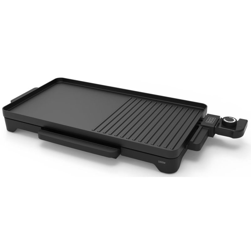 PLANCHA DOMESTIQUE-PIERRE A CU BLACK ET DECKER Grill 2200w 49x27cm Antiadhesi BXGD2200E