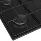 TABLE GAZ BEKO MENAGER 4gaz 60cm Cdes Lat Email Noir HIGG64123SB