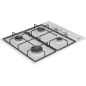 TABLE GAZ BEKO MENAGER 4gaz 60cm Cdes Lat Email Blanc HIGG64123SW