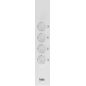 TABLE GAZ BEKO MENAGER 4gaz 60cm Cdes Lat Email Blanc HIGG64123SW