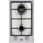 DOMINO GAZ BEKO MENAGER 2gaz 30cm Cdes Front Inox HDCG32220FX