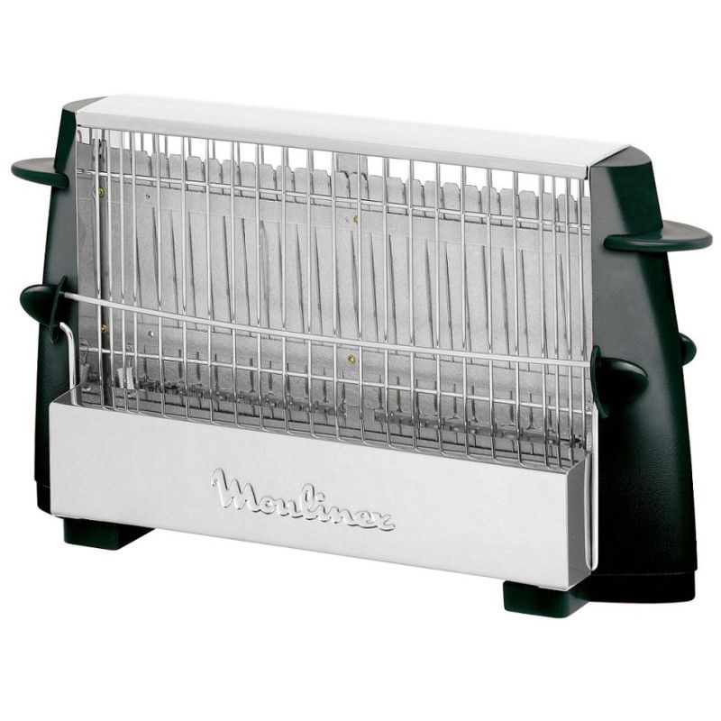 GRILLE PAIN TOASTER MOULINEX PEM Vintage 2 Grilles 760w Noir A 15453