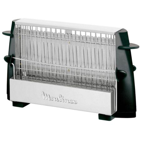 GRILLE PAIN TOASTER MOULINEX PEM Vintage 2 Grilles 760w Noir A 15453