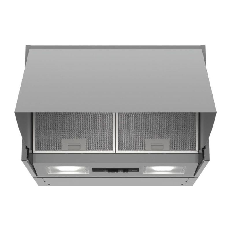 HOTTE TIROIR ET ESCAMOTABLE BOSCH ENCASTRABLE Ser2 60cm 625m3 70db B Silver DEM66AC00