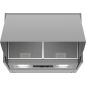 HOTTE TIROIR ET ESCAMOTABLE BOSCH ENCASTRABLE Ser2 60cm 625m3 70db B Silver DEM66AC00