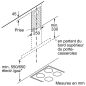 HOTTE DECOR BOSCH ENCASTRABLE Ser2 90cm 330m3 64db D Inox DWB 94 BC 50