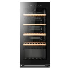 CAVE VIN POSE LIBRE HAIER BLANC 105bts Vieill H126,5 38db GC P WS 105 GA