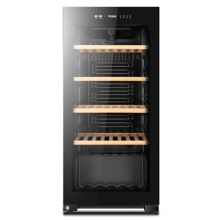 CAVE VIN POSE LIBRE HAIER BLANC 105bts Vieill H126,5 38db GC P WS 105 GA
