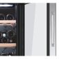 CAVE VIN POSE LIBRE HAIER BLANC 105bts Vieill H126,5 38db GC P WS 105 GA
