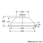 GROUPE SIEMENS ENCASTRABLE Iq100 53cm 302m3 62db D Alu LB 53 NAA 30