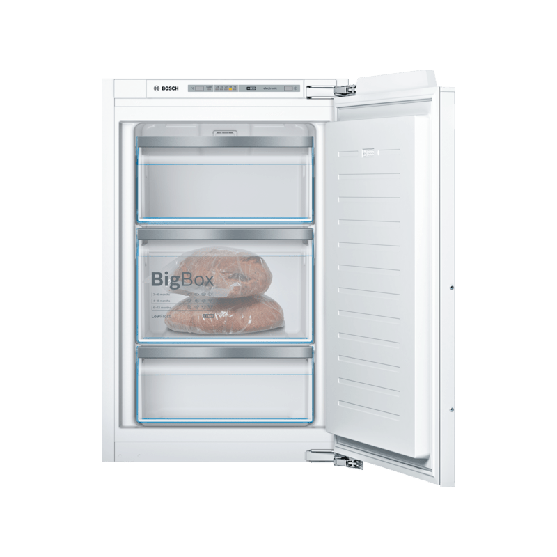 CONGELATEUR ARMOIRE BOSCH ENCASTRABLE 96l Aut13h H87,4l55,8 3tir 36d GIV21AFE0